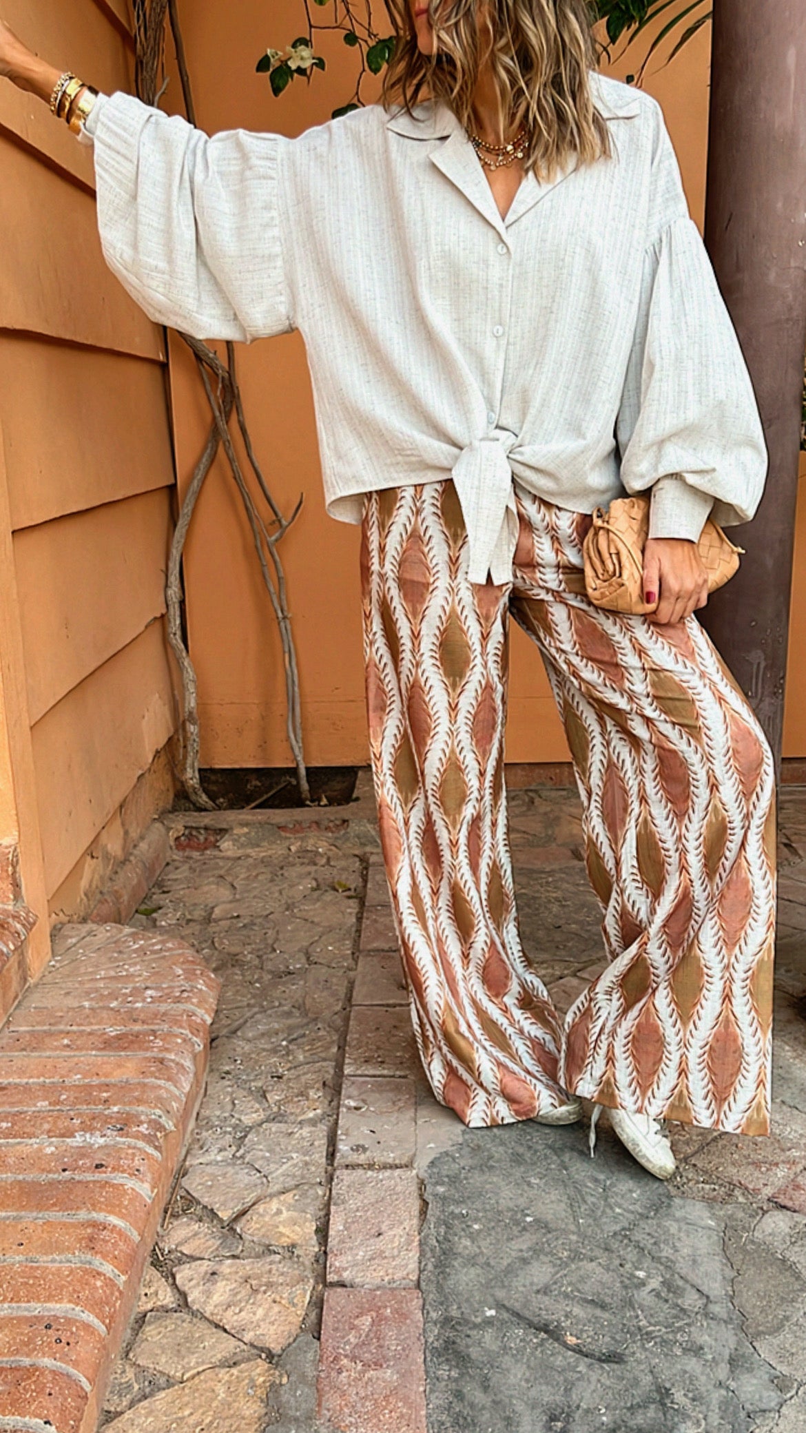 Feather Linen Pants