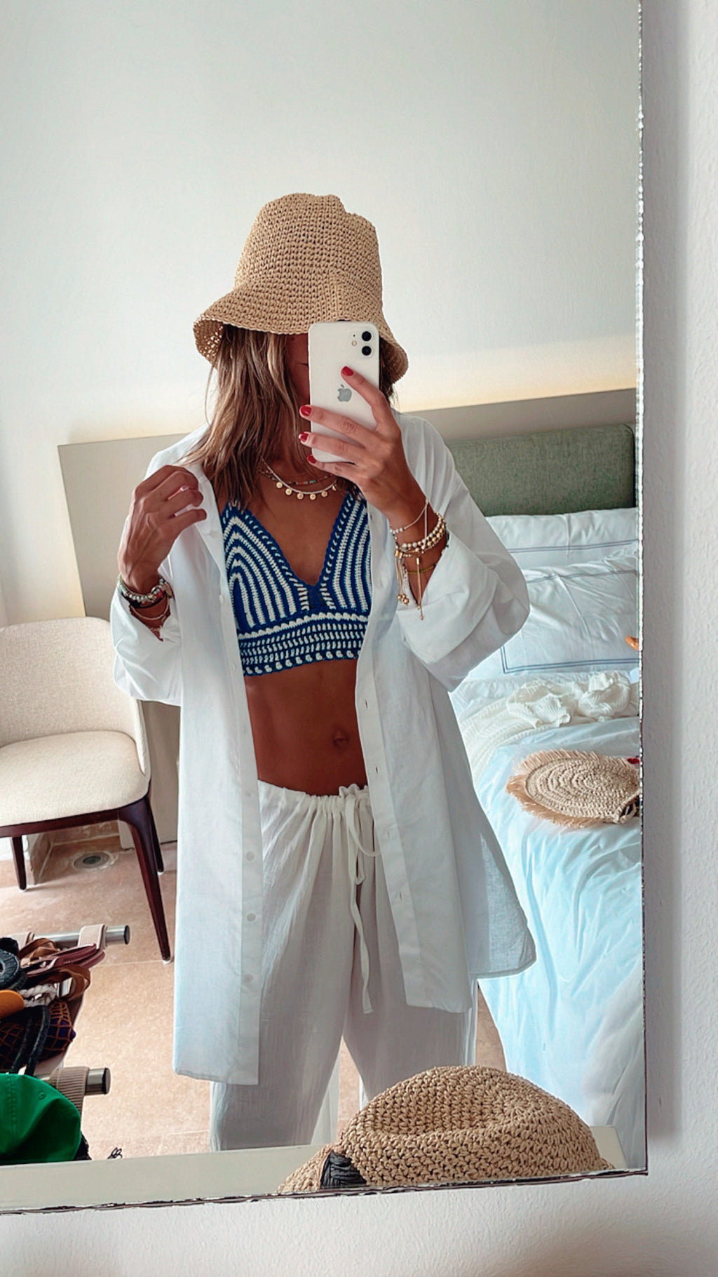 The White Basic Beach Shirt