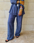 Blue Keep It Moving Pants