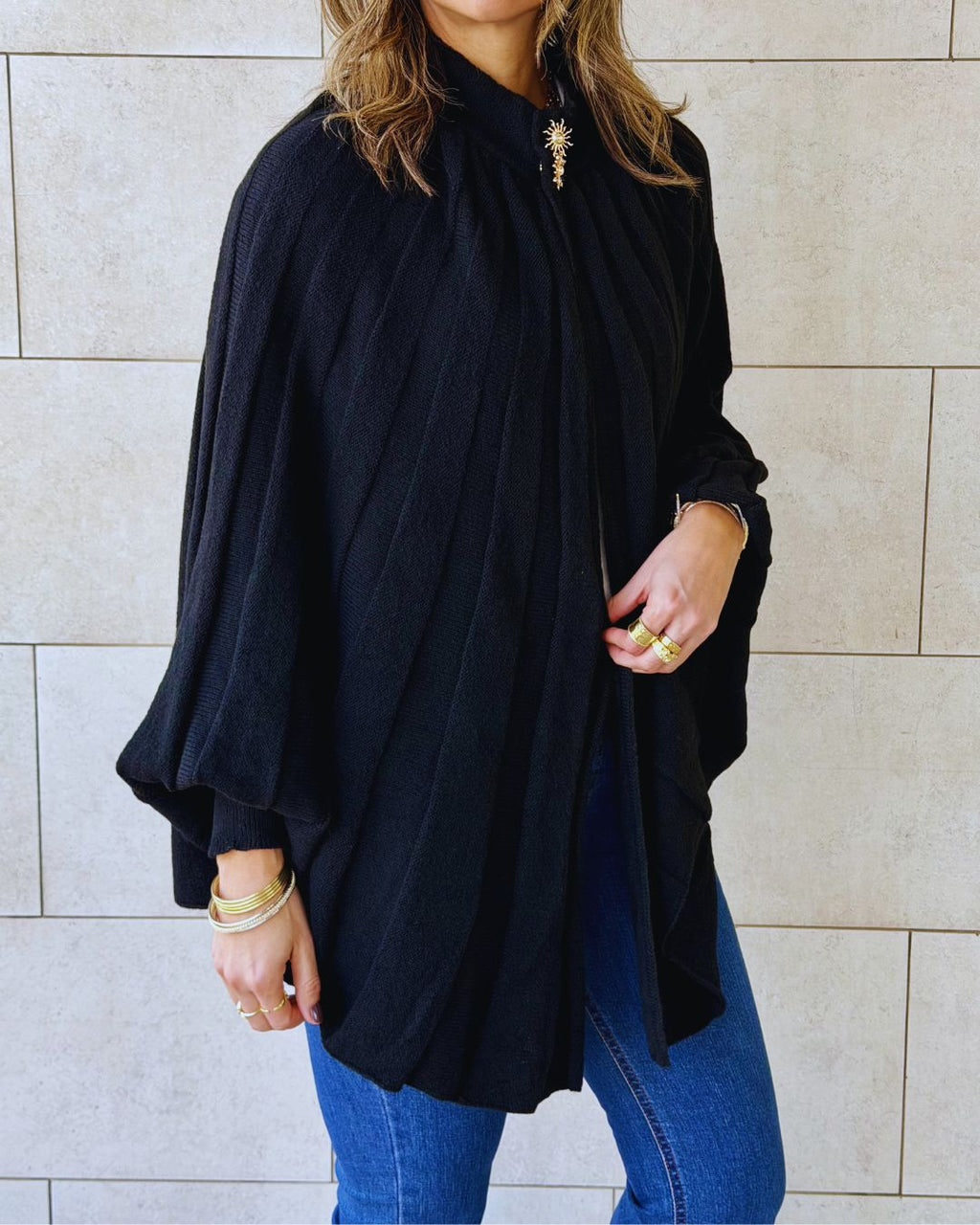 Black Soft Power Cape