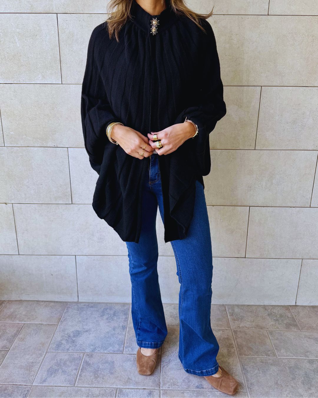 Black Soft Power Cape