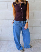 Brown Colette Tank