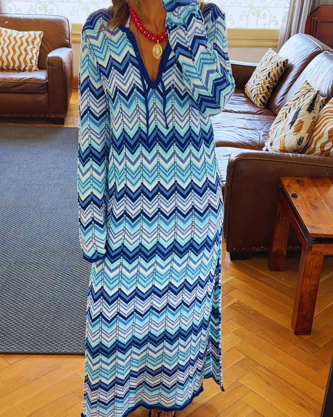 Mykonos Moon Dress