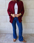 Burgundy Soft Power Cape