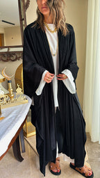 Black Glowy Knot Kaftan