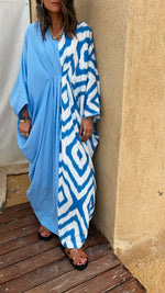 Blue Double Fun Kaftan