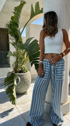 Blue Fisherman Pants