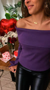 Purple Be My Valentine Top