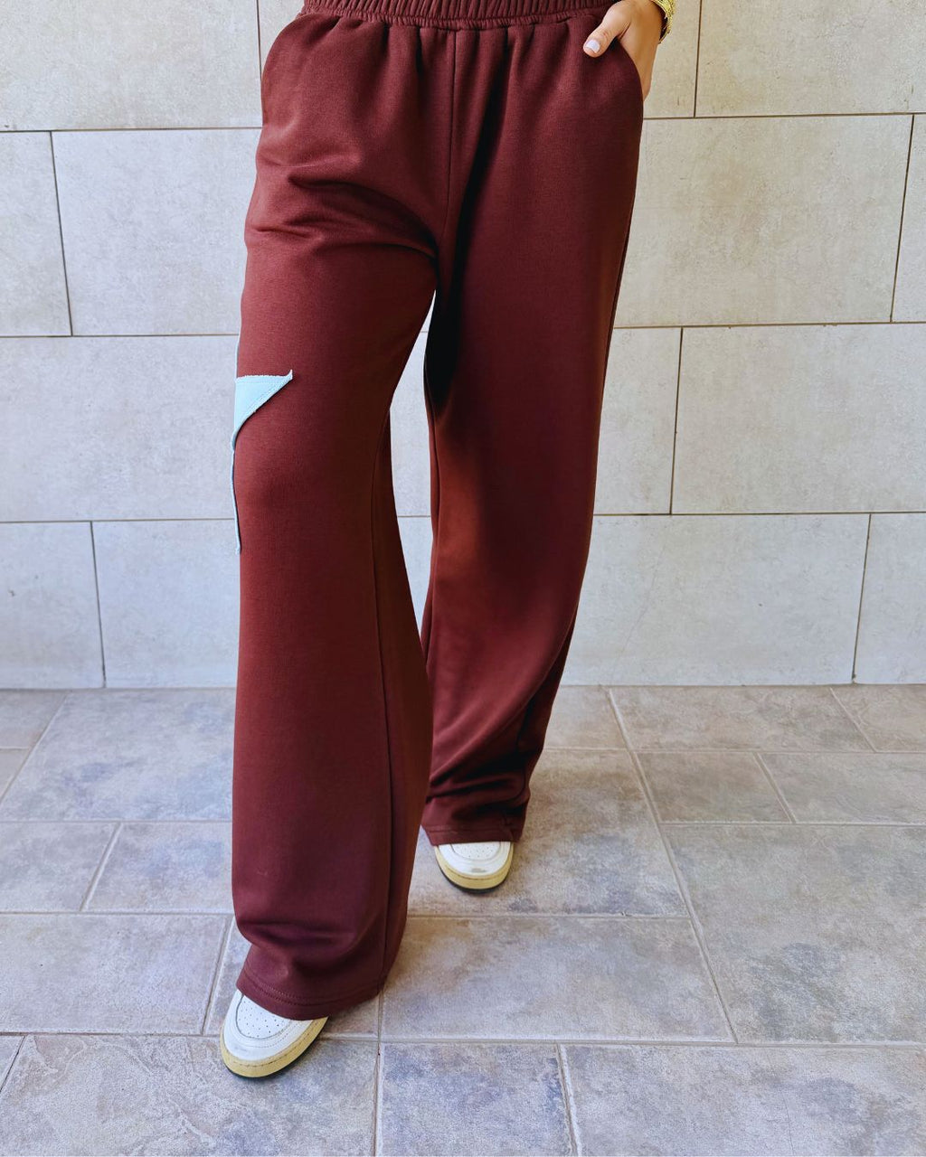 Brown Lone Star Straight Leg Sweatpants
