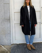 Black Flip Side Coat