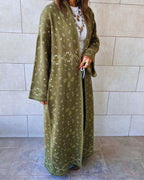 Olive Cult-Favorite Knit Bandana Cardigan