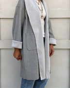 Grey Flip Side Coat