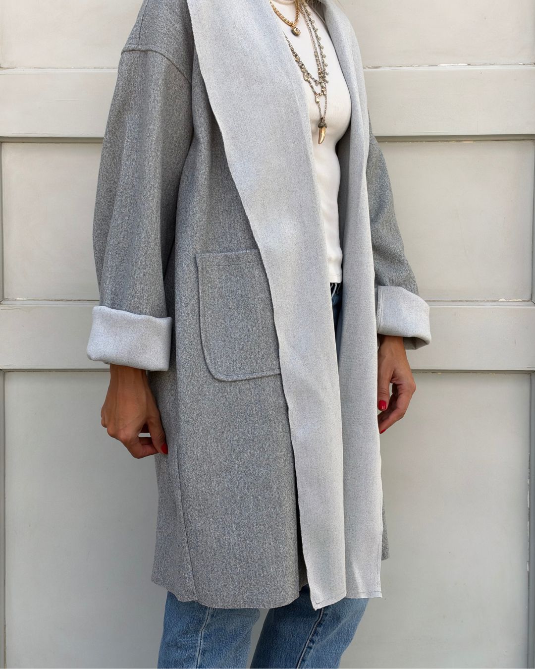 Grey Flip Side Coat