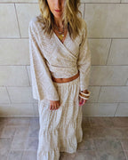 Santorini Sands Wrap Top