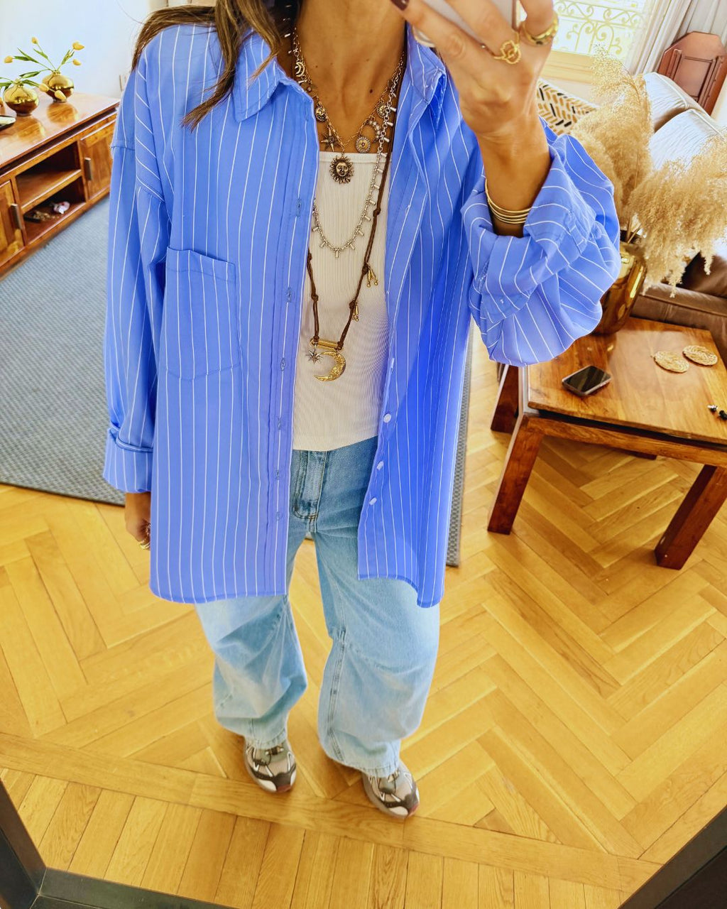 Blue Stripe Go-To Shirt