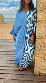 Blue Double Fun Kaftan