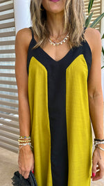 Mustard Monaco Middle Line Dress