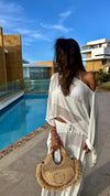 White Island Breeze Poncho Skirt Set