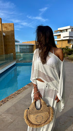 White Island Breeze Poncho Skirt Set