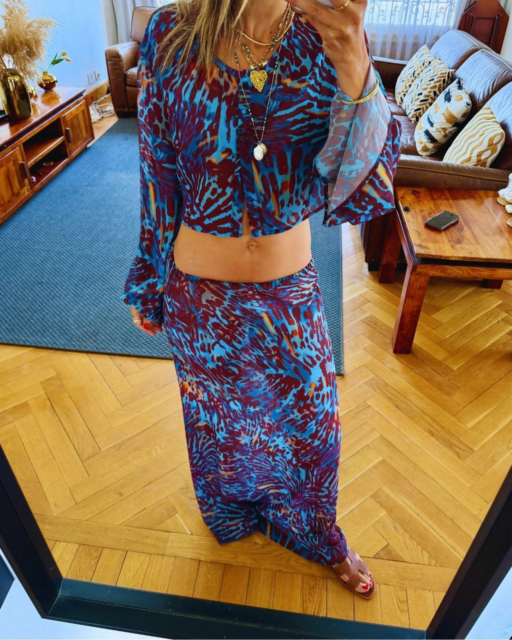 Indigo Safari Rio Skirt