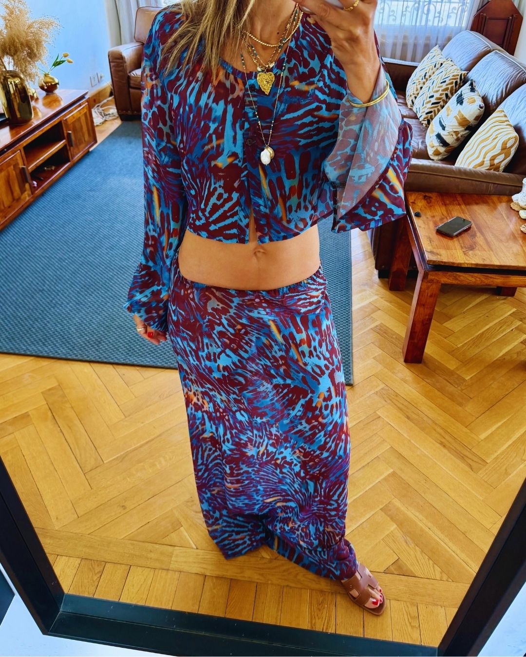 Indigo Safari Rio Skirt
