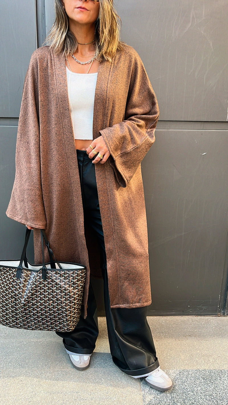 Brown Cozy Cardi