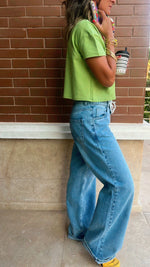 PREORDER Light Blue Rope Denim jeans