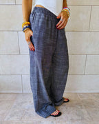 Grey Keep It Moving Pants