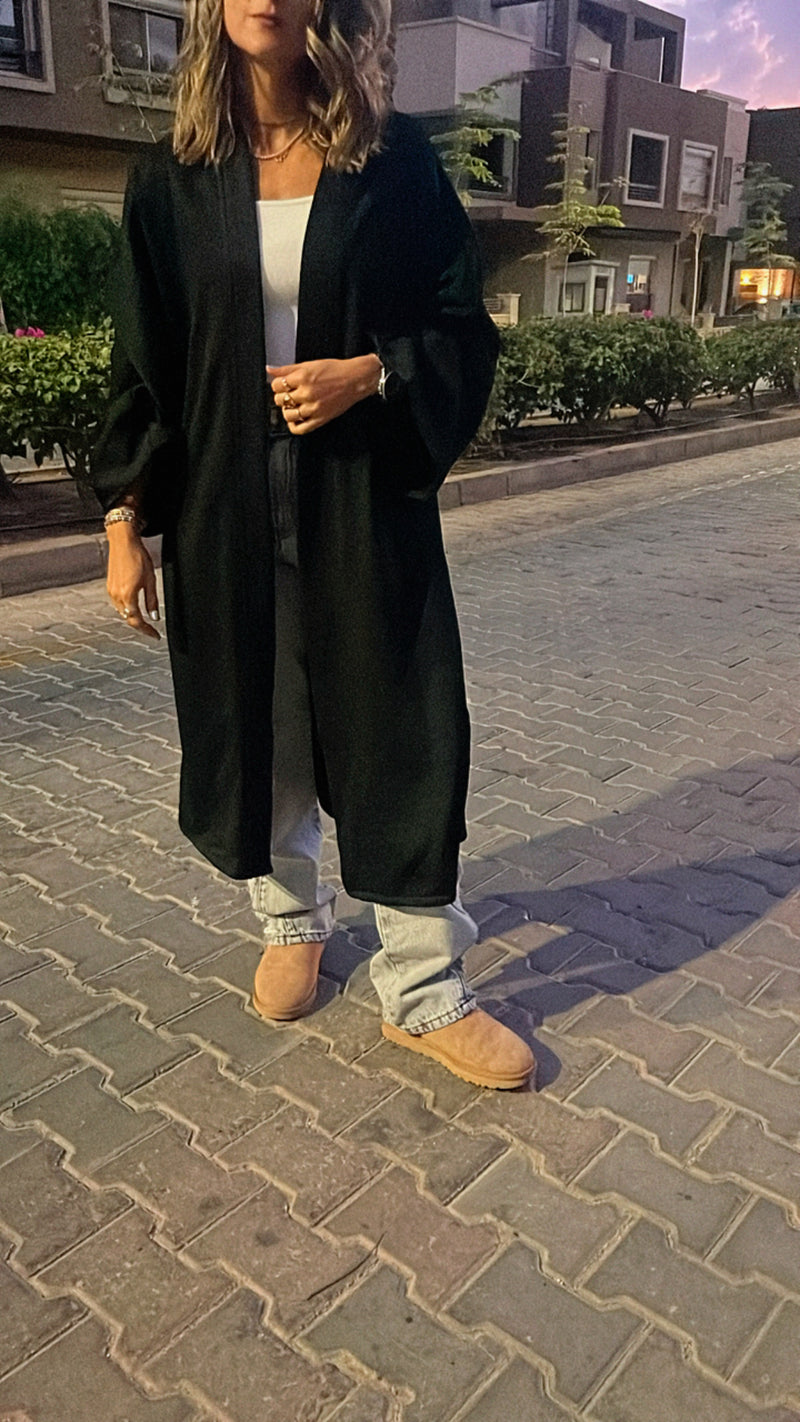 Black Cozy Cardi