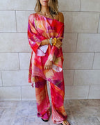 Sabbia Rosa Drift Poncho