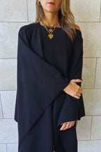 Black Off-Duty Poncho
