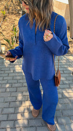 Blue Collard Up Set