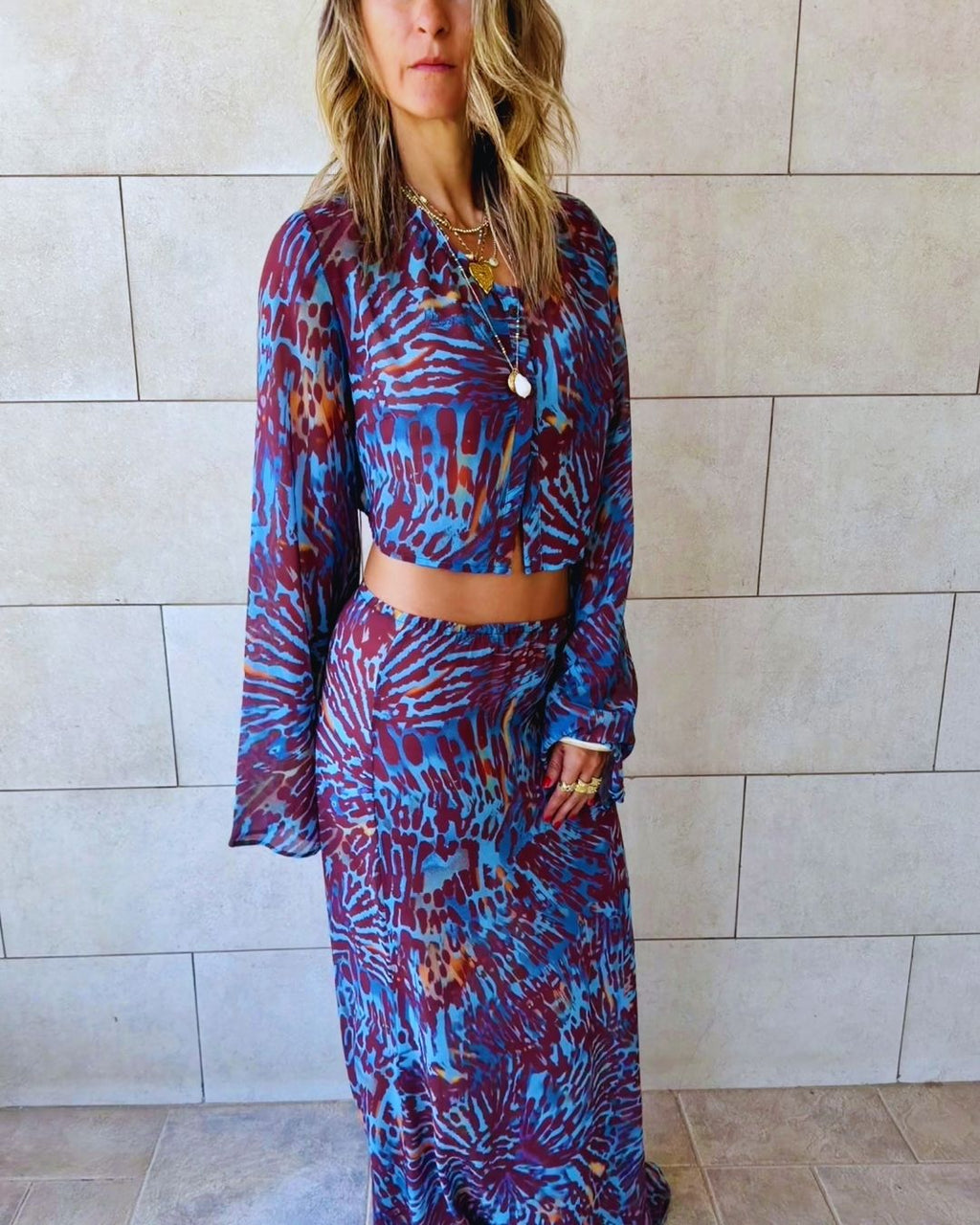 Indigo Safari Rio Skirt