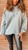 Grey Cut Out Shoulder Sweatshirt