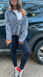 Grey Waterproof Adjustable Jacket