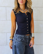Black Colette Tank