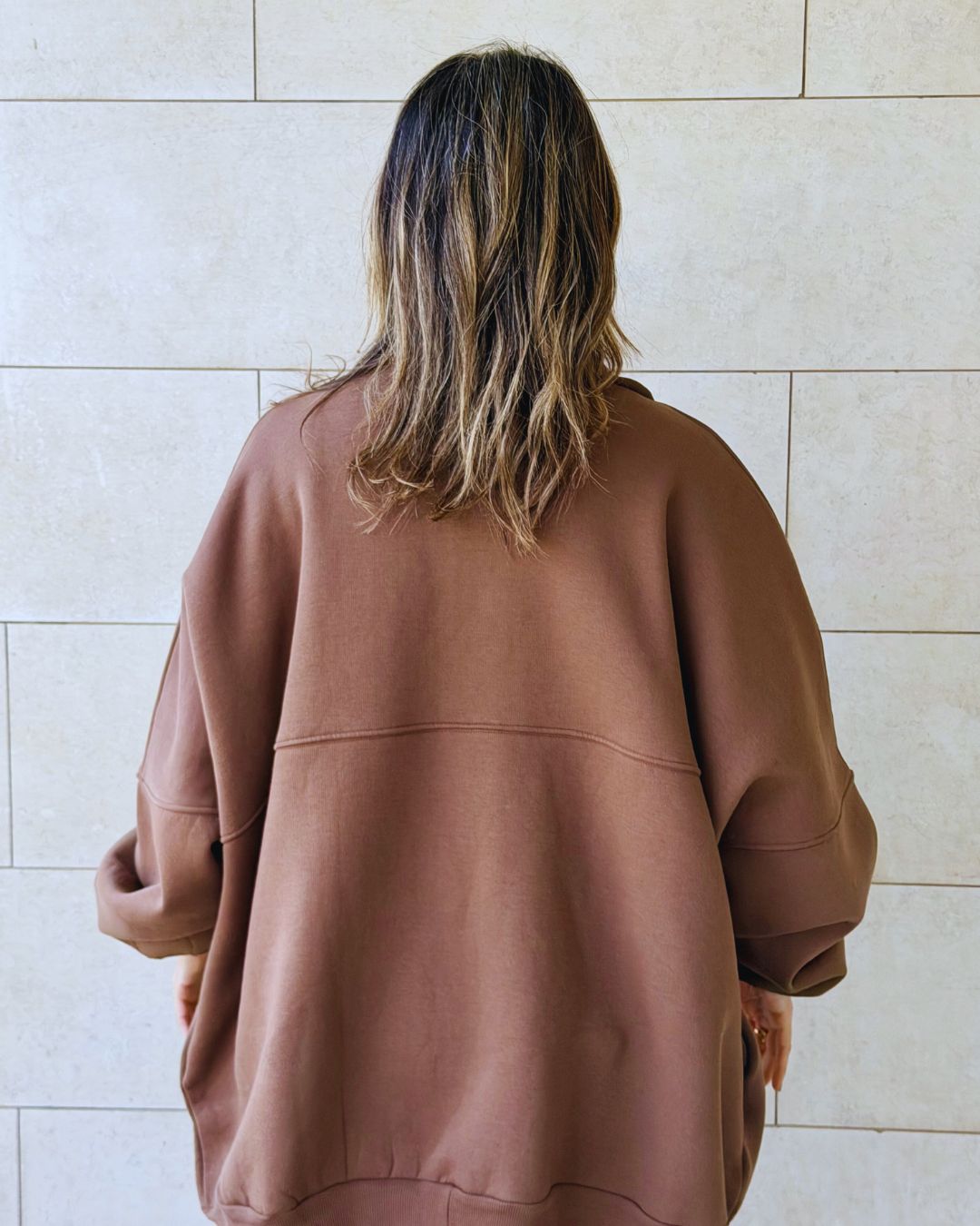 Brown Main Character Zip Up