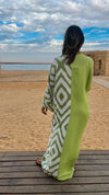 Lime Double Fun Kaftan