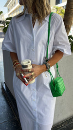 White T-shirt Shirt Dress