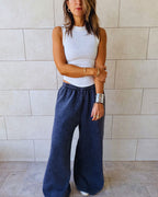 Grey Acid Wash Flare
