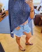 Blue Wild Riviera Poncho
