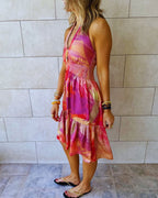 Sabbia Rosa Tie Back Dress
