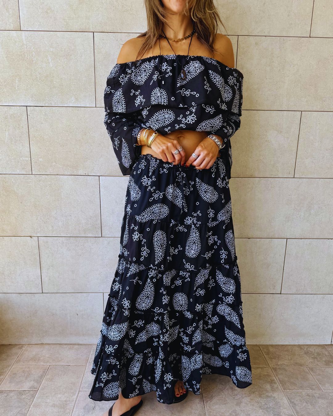 Bandana Flow Skirt