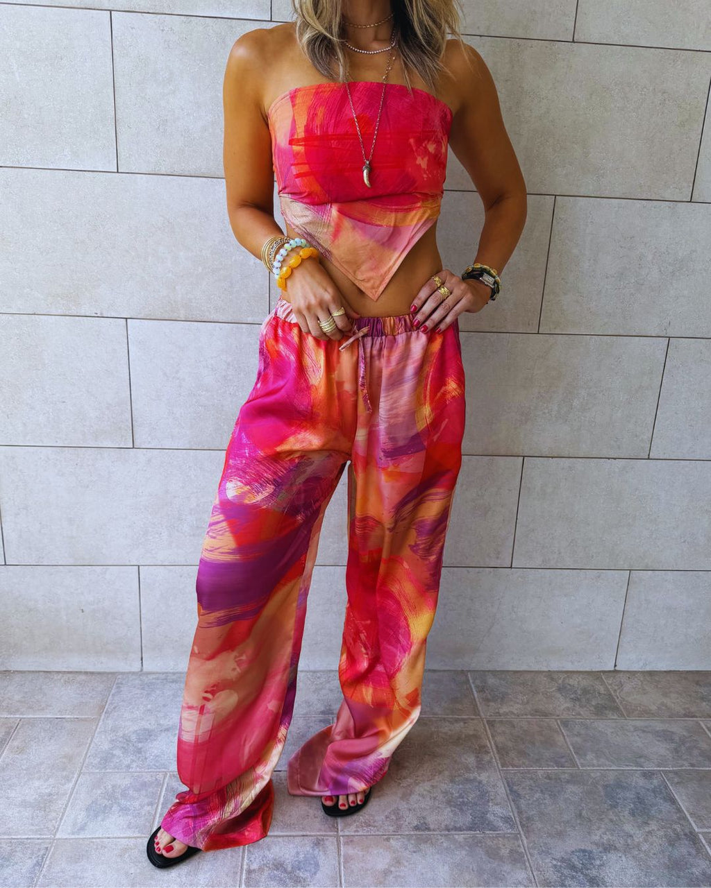 Sabbia Rosa Rope Pants