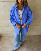 Blue Stripe Go-To Shirt