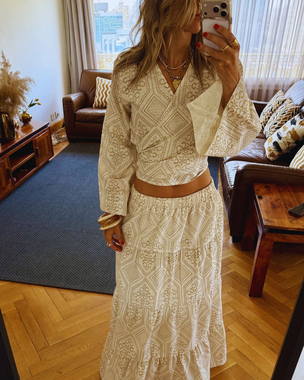 Santorini Sands Wrap Top