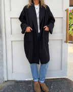Black Flip Side Coat
