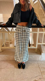 White Tweed Skirt