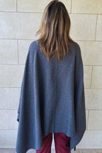 Grey Off-Duty Poncho
