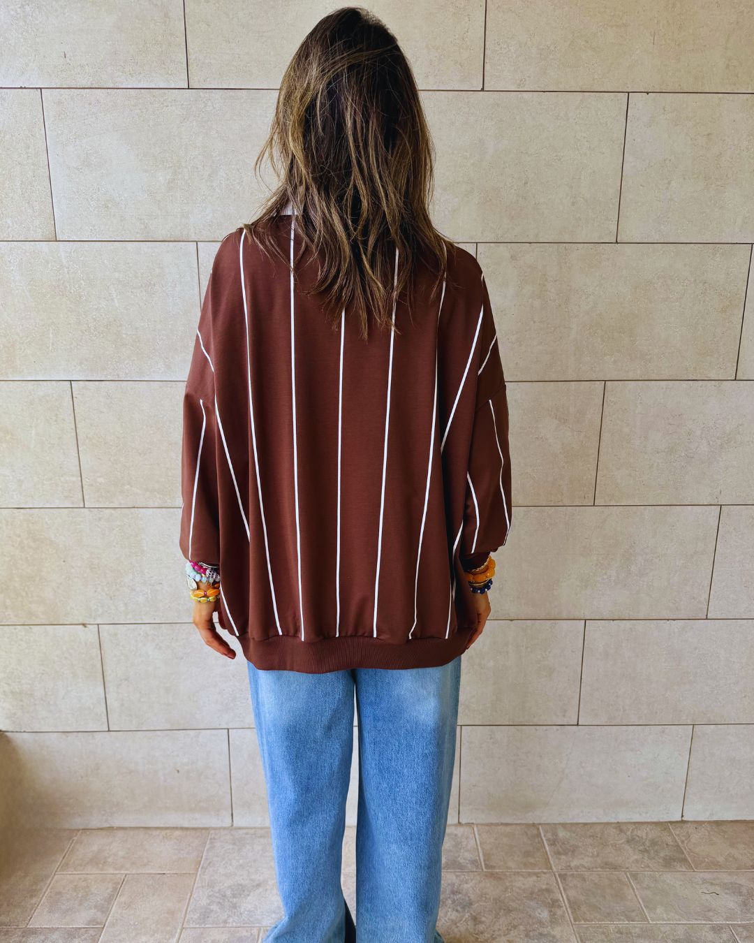Brown Retro Light Weight Polo